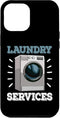 iPhone 12 Pro Max Laundry Services Mechanic Funny Women Washing Machine Case...