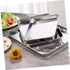 Barbecue Plate Tray korean bbq grill pan stainless steel bakeware stainless steel tray baking pan stainless steel fruit tray food oven trays cake ...