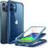 i-Blason Ares Case for iPhone 12, iPhone 12 Pro 6.1 Inch (2020 Release), Dual Layer Rugged Clear Bumper Case with Built-in Screen Protector (Blue)...