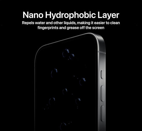 Screen Protector for iPhone 15 Pro Max (3 Pack) Shatterproof Screen Protector, 9H Premium Tempered Glass, Case Friendly, Scratch Resistant, No Bub...