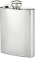 True 4 oz Stainless Steel Flask, Compact and Durable Hip Flask with Twist-and-Lift Lid, Drinking Flasks for Vodka Whiskey Tequila Rum Cocktails, T...