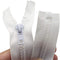 YaHoGa 2PCS 7 Inch #5 Separating Jacket Zippers for Sewing Coats Jacket Zipper White Molded Plastic Zippers Bulk (7" White)...