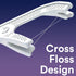 DenTek Cross Flosser Plaque Control Floss Picks, X-Shaped Floss, 75 count...