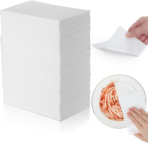 200 Pack Eraser Sheets Disposable Cleaning Sponge Thin Melamine Foam Sponge Eraser Nano White Eraser Wipes for Bathroom Kitchen Dish Furniture, Ha...
