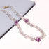 Drusy Quartz Amethyst Clear Quartz Choker Necklace for Women Healing Crystal Yoga Balance Meditation Chip Tumbled Gemstone Jewelry Gift...
