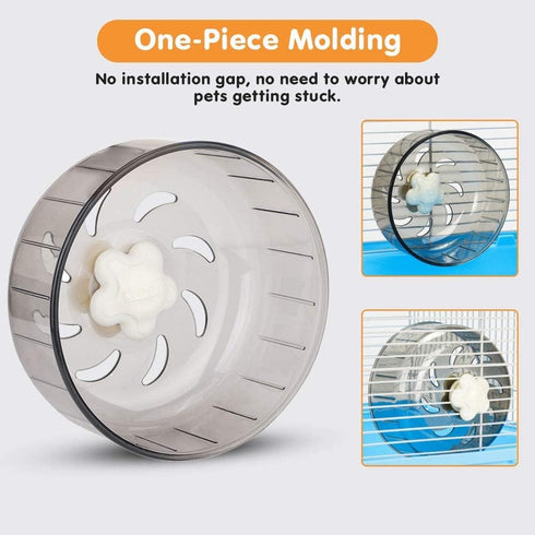 Silent Hamster Exercise Wheels Hamster Toys Hamster Wheels 5.2 inches Hamster Ball Small Pet Running Toy Ball Gerbils Mice Rat Guinea Pig Hamster ...