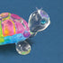 Glass Baron Rainbow Snow Cone Small Turtle Figurine with Crystal...
