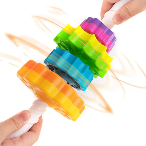 Baby Spin stack Toy,Premium Stacking Toy for Kids,Baby Spinning Toy,Stacking Toy for Babies and Toddlers,Educational Toddler Learning Toys,Autism ...