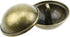 E-outstanding 10PCS Bronze Mushroom Domed Buttons 21mm Antique Brass Dome Buttons Round Sewing Buttons with Shank for Suits, Coats, Uniforms, Shir...