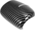 X AUTOHAUX 1PCS Car Gear Shift Knob Cover Sticker Head Trim Cover for Honda CR-V 2017-2021 Carbon Fiber Pattern Black Silver Tone...