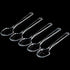 AKOAK 100 Count Disposable Mini Clear Plastic Spoons for Dessert, Appetizer, Ice Cream and Soup...