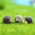 MAOMIA 36 Pcs Mini Hedgehog Figurines, Fairy Garden Hedgehog Miniature Figurines Moss Landscape DIY Terrarium Crafts Ornament Accessories Outdoor ...