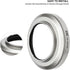 (Silver) Camera Lens Hood for NIKKOR Z DX 16-50mm F3.5-6.3 VR on Z30 Z fc ZFC Z50, Replace Nikon HN-40 Lens Hood, Compatible w 46mm Cap and 46mm F...