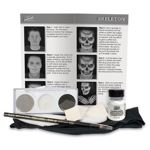 Mehron Makeup Premium Character Kits| Makeup Kits for Halloween & Cosplay| Made in the USA | Complete Kit | Includes all Tools & Instructions on H...