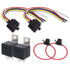 Recoil 2 Pack Automotive 5-Pin 30/40A 12V SPDT Relays with Interlocking Relay Sockets and in-line ATC Fuse Holders (2 Pack)...