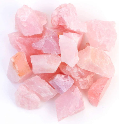 2lb/950g Rough Natural Rose Quartz Crystal Raw Stone Gemstone Crystal Rock for Cabbing,Tumbling,Cutting,Polishing,Lapidary,Wire Wrapping,Healing R...