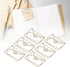 100pcs Golden Cute Small Paperclips, Crown Envelope Shape Paperclips Small Paper Clips for Office School Wedding Party Invitation Valentine Decora...