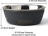 PetRageous 16019 Kona Stainless Steel Non-slip Dishwasher Safe Dog Bowl 3.75-Cup 6.75-Inch Diameter 2.5-Inch Tall for Medium and Large Dogs and Ca...