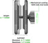 FANAUE Double Socket Arm Compatible with B Size 1" Ball Components for RAM Mounts (Medium Arm)...