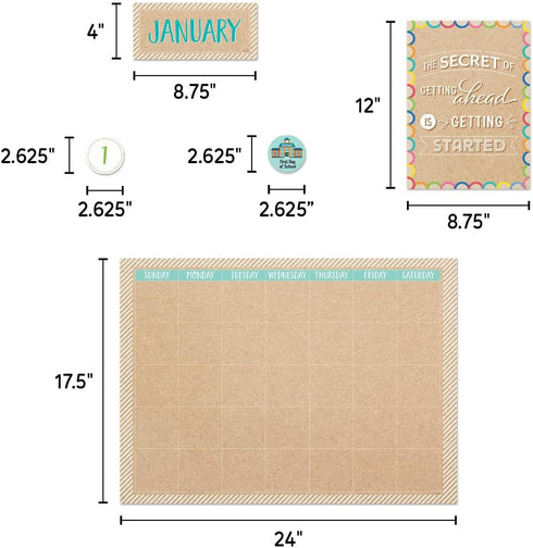 CTP Krafty Pop Calendar Set Bulletin Board (Creative Teaching Press 10874)...