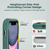 LeYi for iPhone 11 Case: with 2 PCS Glass Screen Protector for Women Girls Boys, Liquid Silicone Shockproof Phone Case Cover with Stand for iPhone...