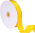 Livder Double Face Satin Ribbon Roll, 1 inch Wide 50 Yard Length (Yellow)...