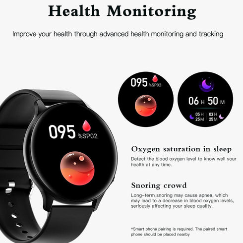 Smartwatch For Men And Women. 1.32'' Touch Screen Fitness Tracker With 20+ Sports Modes, Ip67 Waterproof Smartwatch With Heart Rate/Sleep Monitor/...