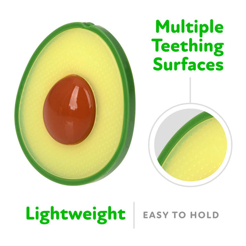 Nuby 100% Silicone Fruit Teether: 3M+, Designs Vary, Multi...