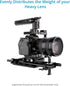 PROAIM SnapRig Universal Lens Support for Heavy Camera Lenses. for 15mm LWS Rod. 2.1” Height Adjustment. Supports Lens Diameter Up to 150mm (LS-01...