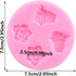 Succulent Fondant Molds Succulent Plant Cake Decorating Silicone Mold For Cake Decoration Cupcake Topper Chocolate Candy Gum Paste Polymer Clay...