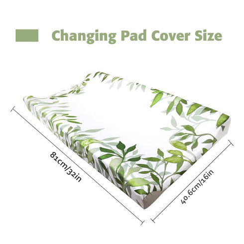 Diaper Changing Pad Cover, Soft Breathable Fabric Baby Stretchy Changing Table Pad Cover, Jersey Knit Changing Table Sheets for Boys and Girls, Le...
