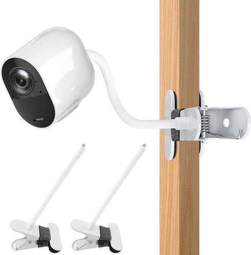 2Pack Flexible Clamp Mount Compatible with Arlo Cam, Arlo Pro/Pro 2/Pro 3/Ultra/Ultra 2, & Others Flexible Gooseneck Mounting Bracket No Tools or ...
