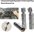 QISF 14MM & 16MM Thin Wall Magnetic Swivel Spark Plug Socket - 3/8-Inch Drive 12-Point Spark Plug Socket Removal Tool - Swivel Extension Permits A...