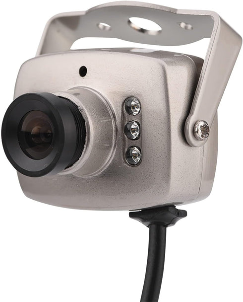 Mini CCTV Security Camera, Wired CCTV Camera, 6LED Wired CMOS Digital Video Camera, PAL NTSC, for Home Office (NTSC Format (Shipped with a Note)),...