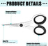 Tailor Sewing Scissors Bundle, 8.2" Sharp Fabric Scissors Heavy Duty with Comfort Grip, 5.1" Detail Embroidery Scissors, 4”Embroidery Scissors, 5....