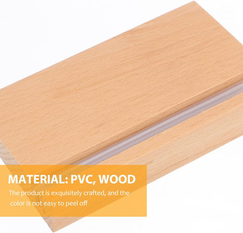 Handwritten Tag Message Board Sign Wood Base Message Board Reusable Whiteboard Board Signs School Note Board Desktop Whiteboard Notice Chalkboard ...