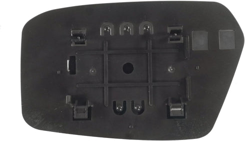 Fit System 80207 Passenger Side Non-Heated Mirror Glass w/Backing Plate, Ford Fusion, Mercury Milan, 4 13/16" x 7 11/16" x 8 1/16" (w/o Blind Spot...