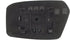 Fit System 80207 Passenger Side Non-Heated Mirror Glass w/Backing Plate, Ford Fusion, Mercury Milan, 4 13/16" x 7 11/16" x 8 1/16" (w/o Blind Spot...