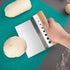 Stainless Steel Pastry Scraper, Dough/Pastry/Bread Bench Scraper/Cutter/Chopper/Pizza Cutter /Stainless Herbal Peeling Machine with Non-Slip Recta...
