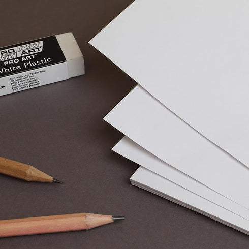 PRO ART Drawing Paper, 9-inch x 12-inch, 25 Sheet Wire Bound Pad, White...