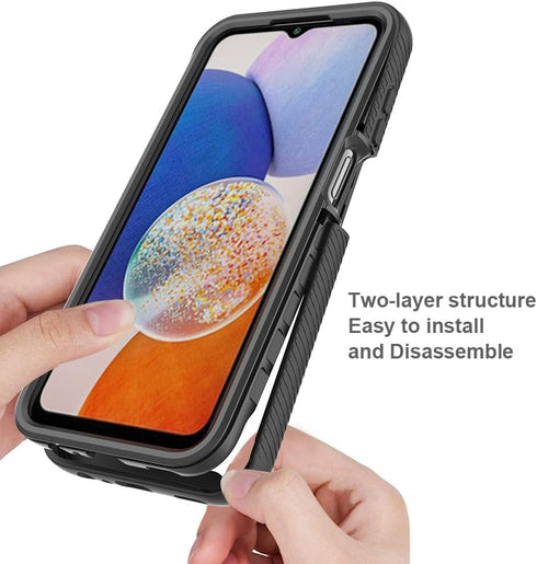Compatible with Samsung Galaxy A15 5G Case Cover,Phone Case with Screen Protector Compatible with Samsung SM-A156B/DS Galaxy A15 5G / SM-A156P/DSN...