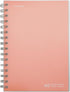 TWONE Graphing Notebook, Spiral Graph Notebook with 80 Sheets/160 Square Grid Paper, 5.5 x 8.25 Inches (1 Pack)...