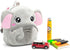 NICE CHOICE Cute Toddler Backpack Toddler Bag Plush Animal Cartoon Mini Travel Bag for Baby Girl Boy 2-6 Years(Grey Elephant)...