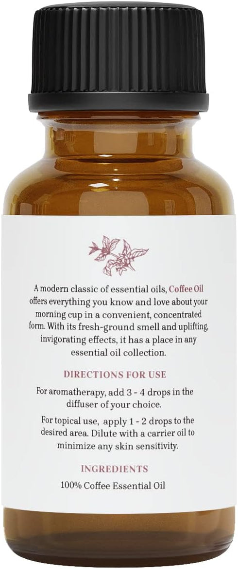 Coffee Essential Oil - Premium Grade 100% Undiluted Essential Oil | for Aromatherapy, Soaps, Lotions, & Candles | Vegan & Cruelty Free (1 Fl Oz)...