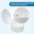Annhua Dental Orthodontic Retainer Case Cleaning, Denture Cup Holder Case Travel, Denture Retainer Bath Box Storage Soaking Box...