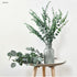 20pcs Faux Eucalyptus Stems Flowers Short Artificial Eucalyptus Greenery Stem Fake Eucuplutis Leaves Branches Decoration for Floral Arrangement We...