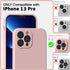 ABITKU Silicone Compatible with iPhone 13 Pro Case 6.1 inch 2021, with Camera Protection, Liquid Silicone Gel Rubber Full Coverage Phone Case with...