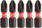 Milwaukee 48-32-4601 Shockwave Insert Bit Phillips #2, 5-Pack...