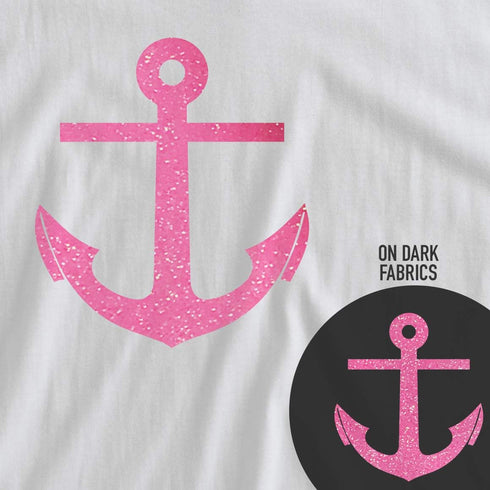 Siser Glitter HTV 11.8"x5ft Roll - Iron on Heat Transfer Vinyl (Neon Pink)...