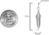 AeraVida Tribal Feather .925 Sterling Silver Pendant...